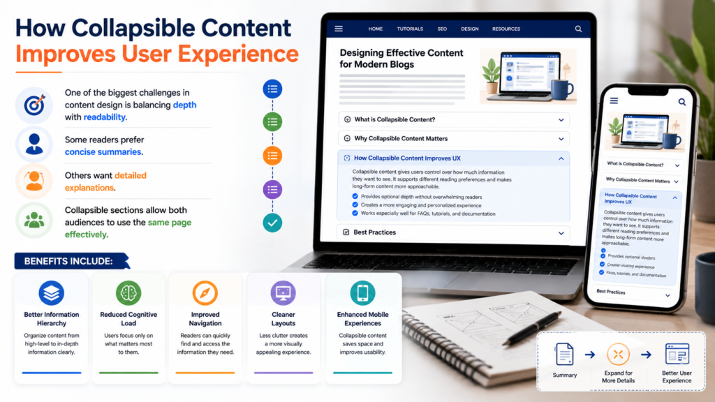 How Collapsible Content Improves User Experience
